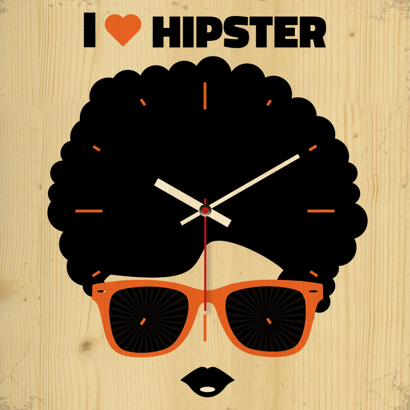 OROLOGIO HIPSTER HER 29x29 cm