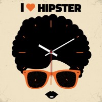 OROLOGIO HIPSTER HER 29x29 cm IN FOREX