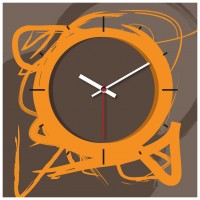 OROLOGIO SCRIBBLE 29x29 cm IN FOREX